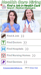 Mobile Screenshot of healthcarehiring.com